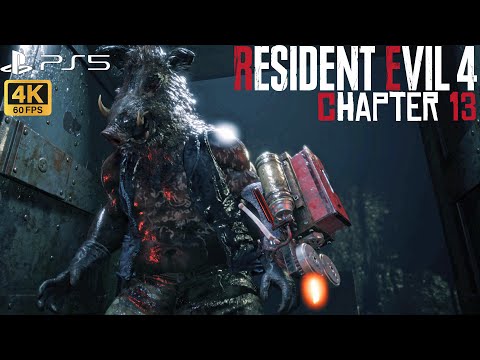 Resident Evil 4 Remake | Chapter 13: The Island (Hardcore) | PS5 4K 60FPS Gameplay