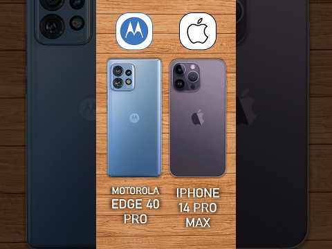 Motorola Edge 40 Pro vs iPhone 14 Pro Max