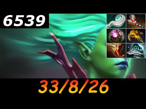 Dota 2 Death Prophet 6539 MMR 33/8/26 (Kills/Deaths/Assists) Ranked Full Gameplay