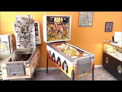 Playing Bally's 1979 KISS Pinball Machine - Fully Serviced with Rebuilt Flippers! A-6