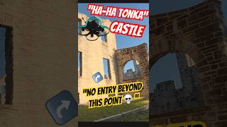BURNED DOWN Castle Ruins at Ha-Ha Tonka State Park #fpv #drone #cinematic