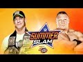 WWE SummerSlam 2014 John Cena vs Brock ...