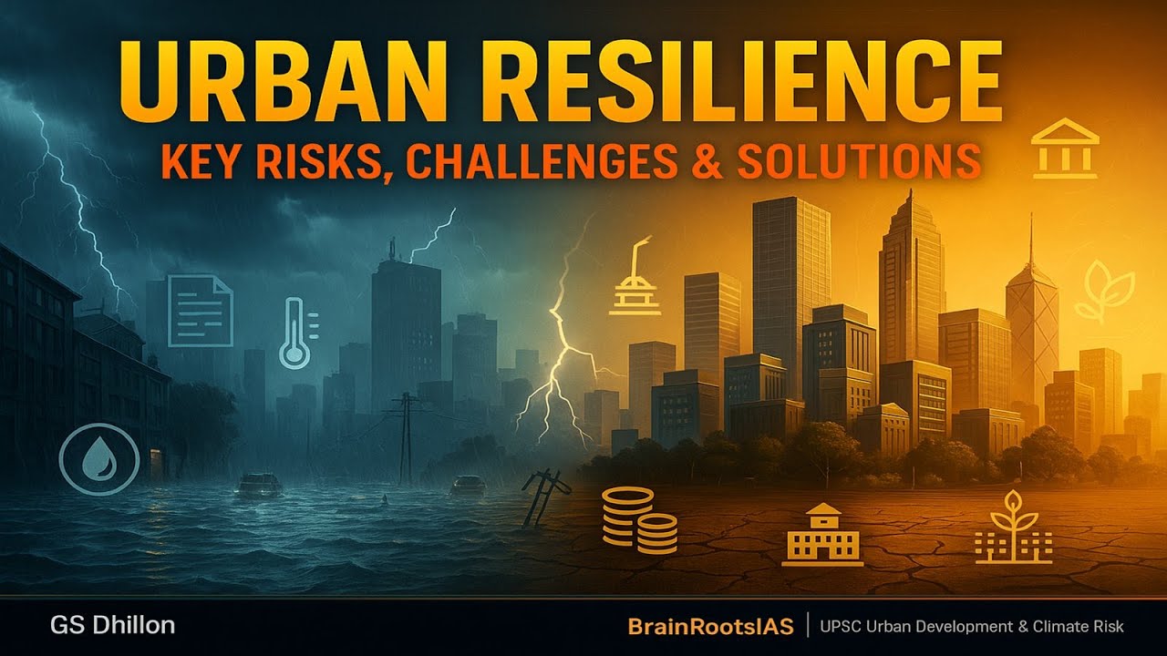 Building Climate-Smart Cities: Urban Resilience || World Bank Report UPSC IAS Current Affairs