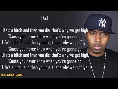 Nas - Life's a Bitch ft. AZ (Lyrics)