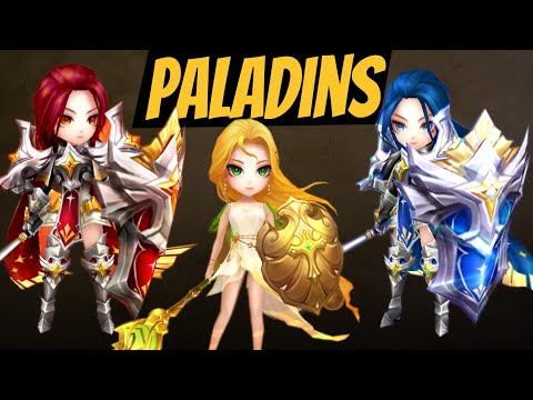 Tanky Paladins Team. Ophilia, Josephine, Louise in Summoners War RTA