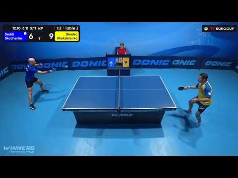 16:45 Serhii Skachenko - Dmytro Alieksieienko 30.09.2023 TT Euro.Cup Ukraine Master. TABLE 3