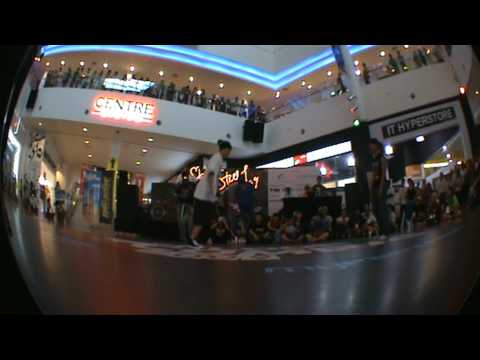 Floor Combat 2009 Bgirl  - Battle 2 - Seven Vs Phat