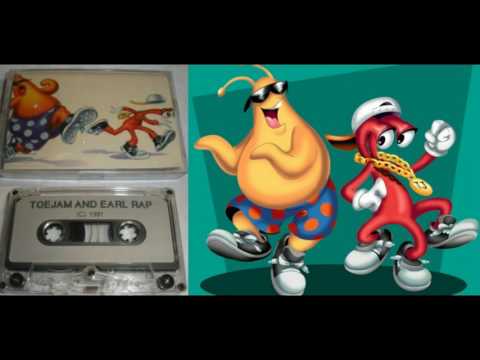 Toejam and Earl 1991 Cassette Tape Rap Original Promotional Promo
