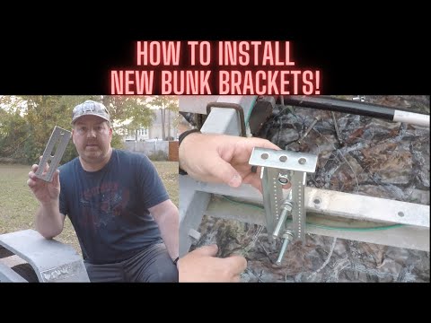 Attaching Bunk Brackets on Your Boat Trailer? Watch This! #trailer #howto #bracket