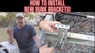 Attaching Bunk Brackets on Your Boat Trailer? Watch This! #trailer #howto #bracket
