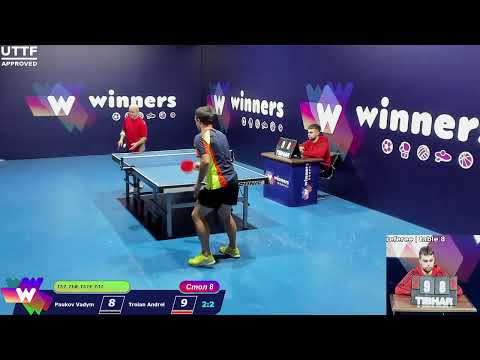 Paukov Vadym - Troian Andrei.WINners CUP Table Tennis 8 13.12.2020 12:45