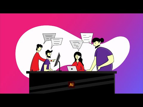 illustrator Character Design Flat illustration Tutorial illustration digital illustration art