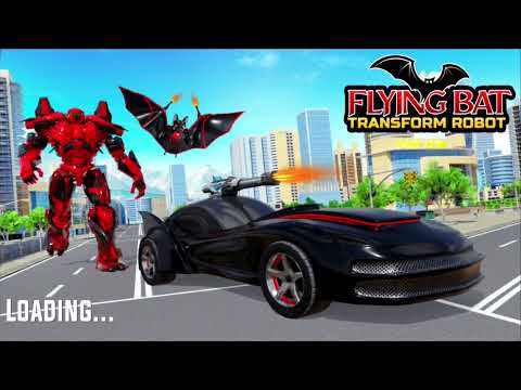 Flying Bat Car Robot Transform Game: Android Games