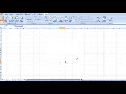 excel grid line missing !