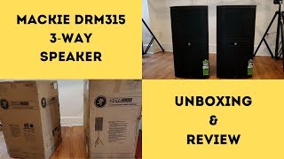 Video thumbnail for Mackie DRM315 3-Way Speaker UnBoxing & Review by Simple DJ Life