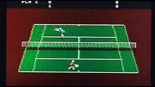 Real Sports Tennis on Atari 400/800 XL/XE. Gameplay & Commentary