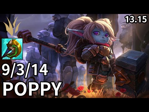 Poppy Jungle vs Kha'Zix - KR  Master | Patch 13.15
