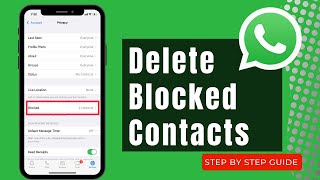 Delete Blocked Contacts on WhatsApp without Unblocking (New)