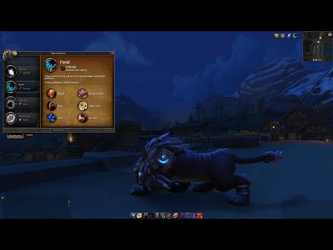 Feral Druid - Talents & Macros - WoW BfA 8.0.1