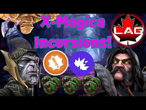 OOPS I FORGOT ABOUT X-MAGICA INCURSIONS!! Zone 25 Push! Titan Shards & Tier 4 Alpha!! - MCOC