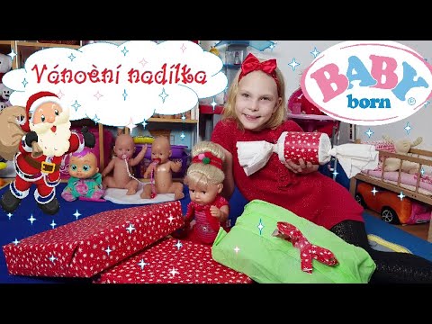 Vánoční nadílka pro Natálku a ostatní panenky 🎄🎄| Film s Baby born | Máma v Německu