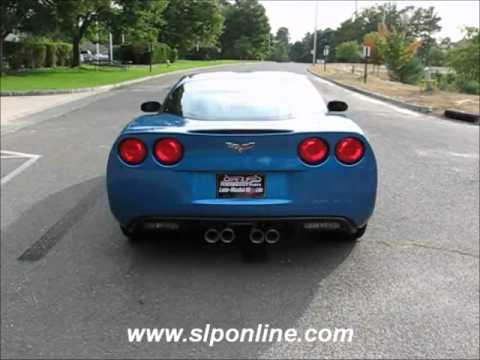 SLP C6 Corvette Long Tube Headers (#30124) & PowerFlo Cat-Back Exhaust (#31079)