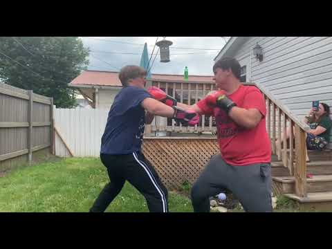 Back yard boxing
