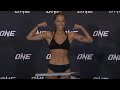 Supergirl and Lara Fernandez - Hydration Test & Weigh-In - (ONE Fight Night 13) - [Kickboxing]