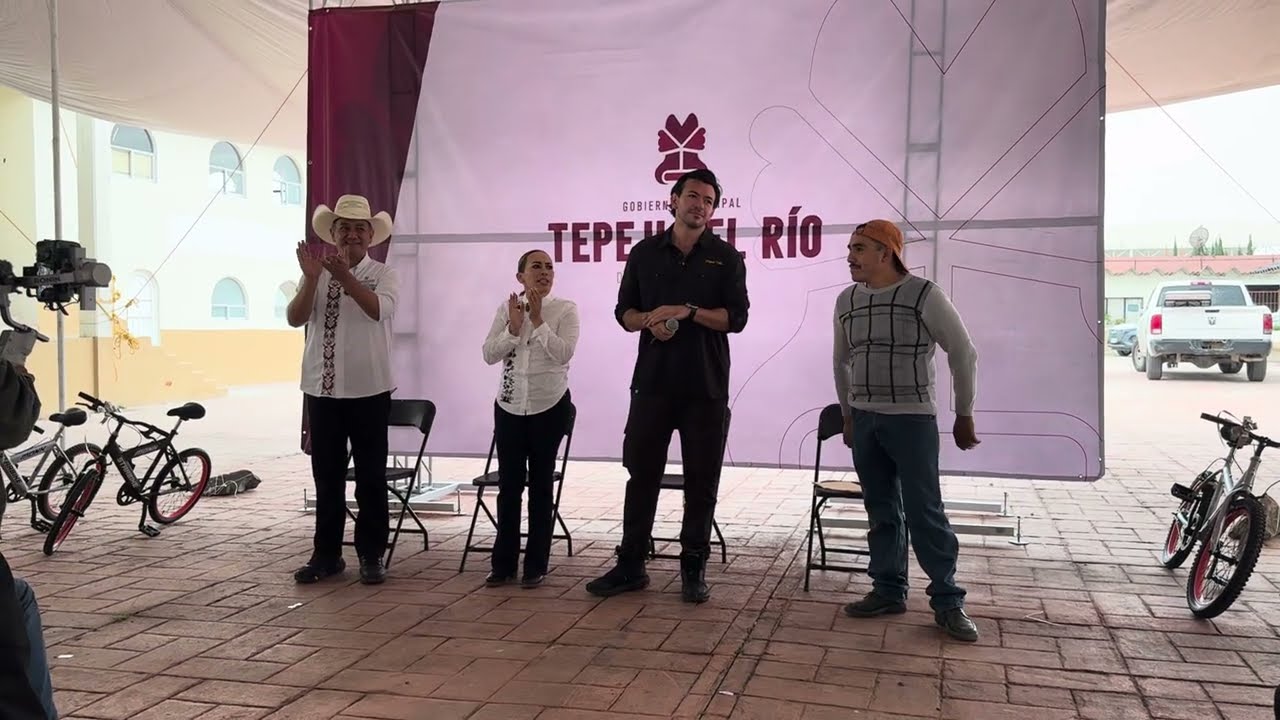 Entrega de bicicletas Tepeji del Río