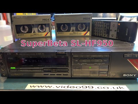 The ultimate Betamax. Sony SL-HF950 SuperBeta. Can we fix it? Part 2.