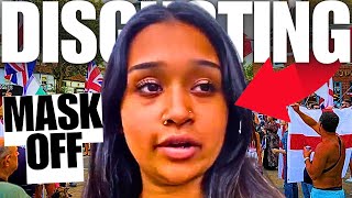 ANTI BRITISH HATER GOES MASK OFF
