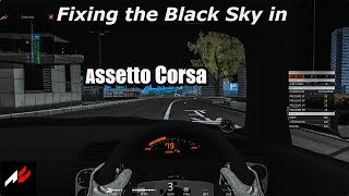 How to fix the black sky in Assetto Corsa after adding mods [Solved]