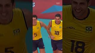 Teamwork at its best! 💪Back-to-back saves and a brilliant block from Brazil at #London2012 🏐⚡️