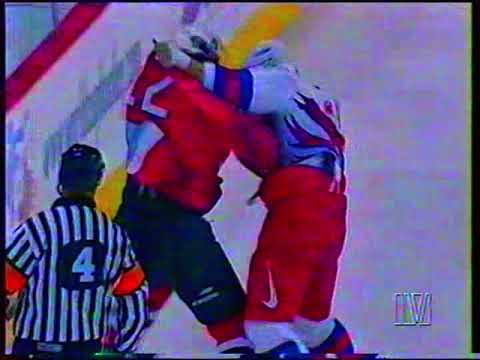 Hockey World Cup 1996, Northern Group. USA-Canada. Fight.