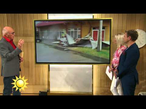 Väderspecial: Dagens solstråle och dagens regnskur - Nyhetsmorgon (TV4)