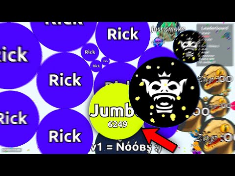 Insane Solo & Team Gameplay in Agar.io (85,681 Score)