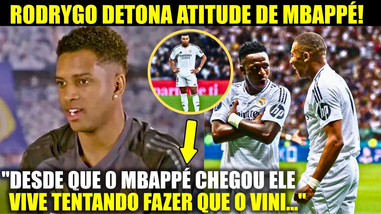 🚨 EITA! Olha A FORTE RESPOSTA do RODRYGO SOBRE ATITUDE DO MBAPPÉ!