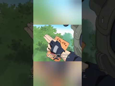 Kakashi secret ultimate taijutsu...one thousand years of death 🤣...naruto