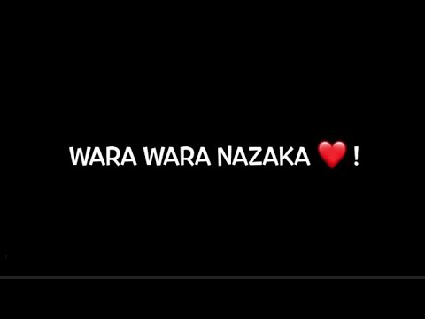 Wara Wara NaZaka // Pashto Song // Black Screen Status