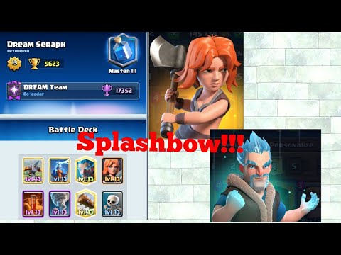 Have you ever seen this Icebow Poison Deck! Early season trophy push gameplays - Clash Royale