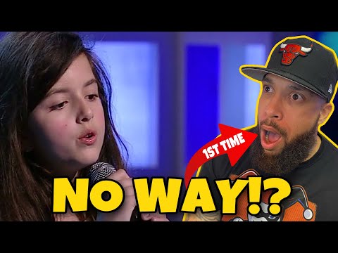 American RAP videographer FIRST time EVER hearing Angelina Jordan (8) - Fly Me To The Moon - 2014