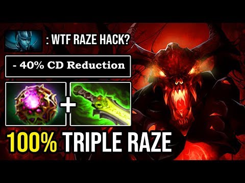 THE SCARIEST SHADOW FIEND EVER SEEN Crazy Triple Blink Raze 100% Deleted MID PA 8K MMR DotA 2