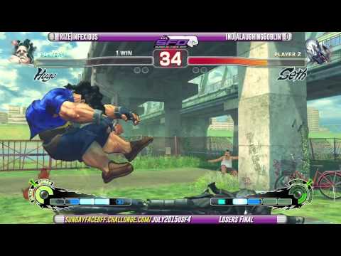 SFO Monthly July 2015 - USF4 - Losers Final - Rize|Infexious vs IND|ALaughingGoblin
