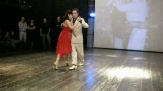 Nayla Vacca y Alejandro Hermida en el Bailongo in Baires. Milan