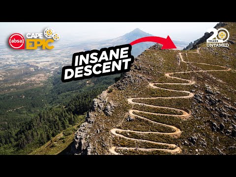 Crazy African MTB descent ⛰️ | Absa Cape Epic
