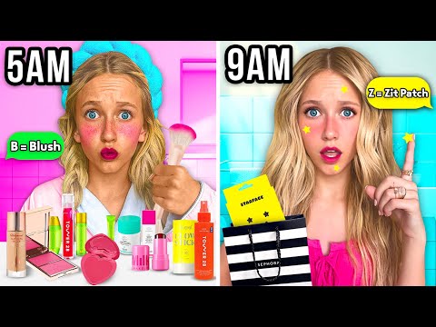 OUR MORNiNG MAKEUP ROUTiNE iN ALPHABETiCAL ORDER! 💄😅