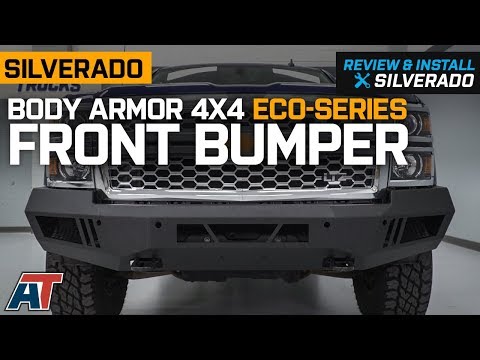 2014-2015 Silverado Body Armor 4x4 ECO-Series Front Bumper Review & Install