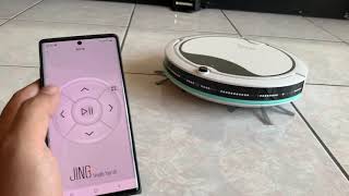 淨Jing A6+智慧掃地吸塵機器人 : App操作、清潔模式、防掉落 測試