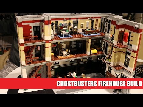 Lego Ghostbusters' Firehouse Build - Train Wreck Gaming Style