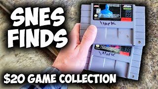 Super Nintendo Thrift Finds | $20 Game Collection Ep 7